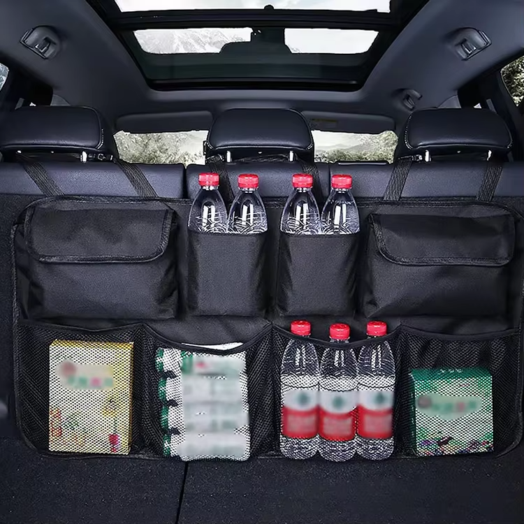 Hot Sale Car Accessories Collapsible Car Trunk Organizer With Multi Pockets